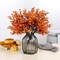 Babys Breath Orange Silk Artificial Flowers 6 Bundle European Fake Silk